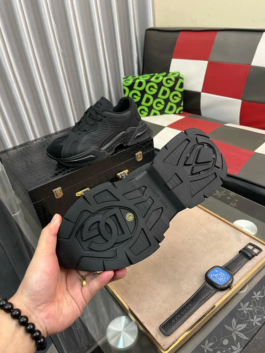 Men's men's shoes💰560⌚️⌚️DG "Dolce & Gabbana" low-top casual shoes Regular size: 35-46 Product material: Upper imported cowhide stitching fabric, breathable lining, original outsole